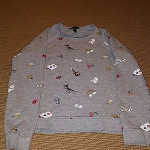 Forever 21 lucky crew neck